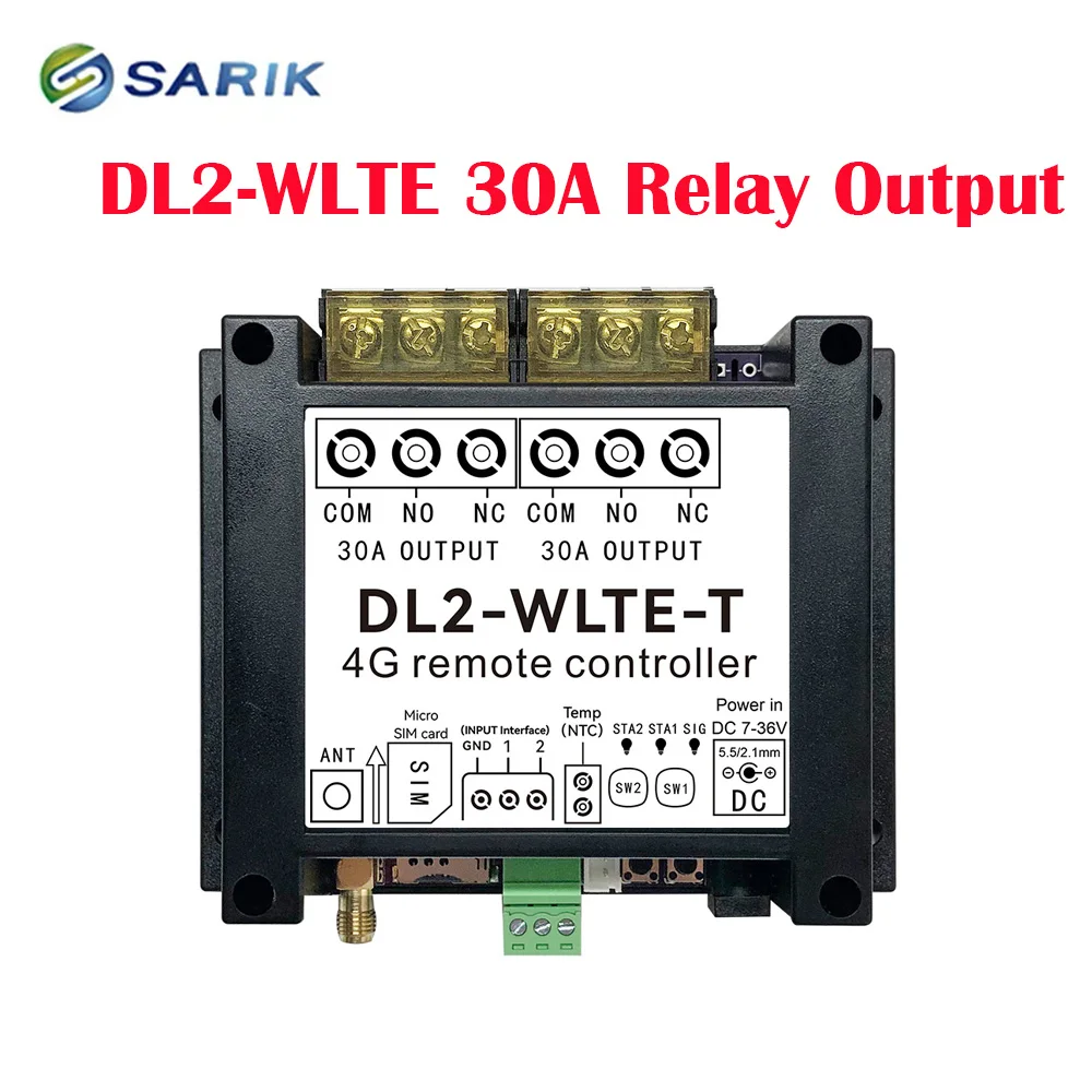 Wifi Thermostat - ตัวควบคุมอัจฉริยะ 4G TLE รีเลย์ 2 ทาง