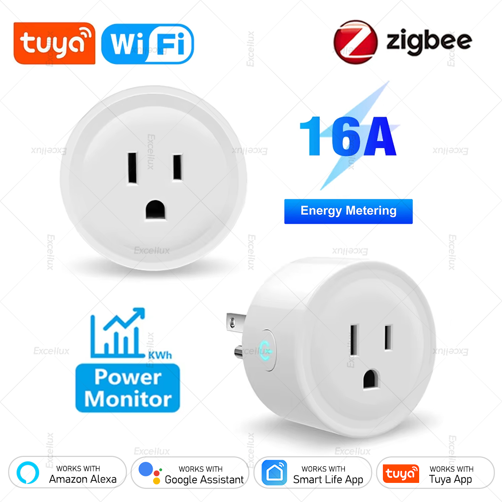 Wifi Smart Plug - ปลั๊กอัจฉริยะ Tuya 16A Zigbee WiFi รองรับ