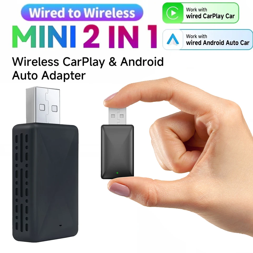 Wifi Smart Plug - ZHIYU อะแดปเตอร์ไร้สาย 2-in-1 สำหรับ Carplay และ