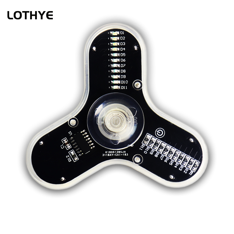Electronics Project Kit - LED Fidget Spinner ผลิตลําโพงบรรยากาศ DIY Electron