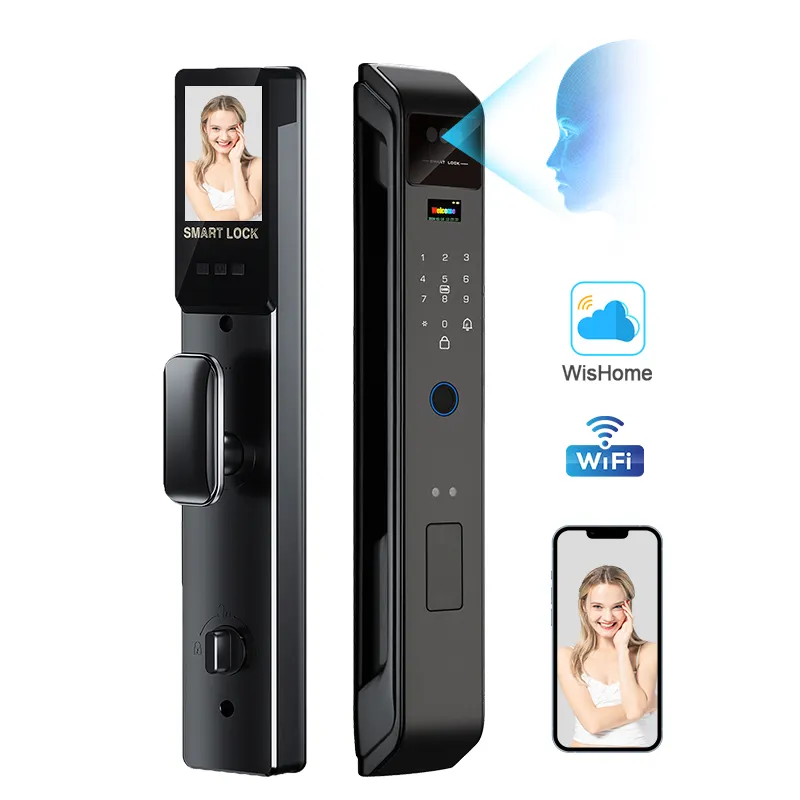 Smart Door Lock Wifi - กลอนประตูอัจฉริยะ Enrique Wishome ระบบจดจำใบหน้า 3 มิติ