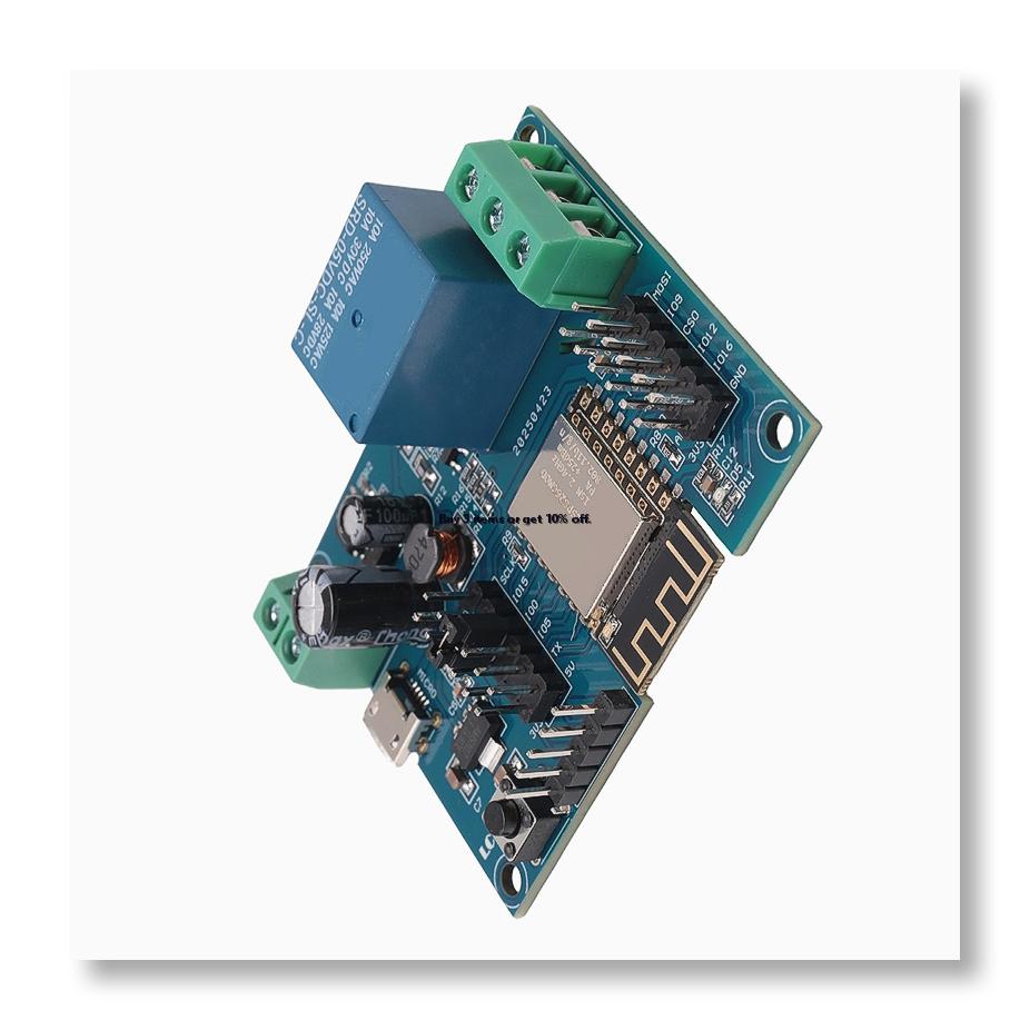 Esp8266 Relay Module - ✤ โมดูลควบคุมรีเลย์ WIFI, DC 5V 8V-80V