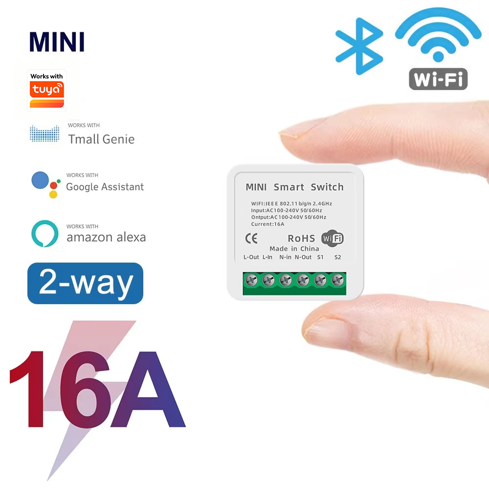 Smart Home Automation Kit - ใช้งานร่วมกับแอป Tuya Smart Life Mini 16A