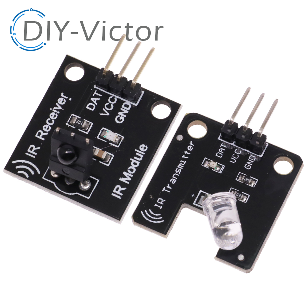 Sensor Kit Arduino - โมดูลเครื่องส่งสัญญาณอินฟราเรด IR ดิจิตอล38kHz 5V ตัวรับสัญญาณอินฟราเรดเซ็นเซอร์โมดูลสำหรับบล็อกอาคารอิเล็กทรอนิกส์ Arduino