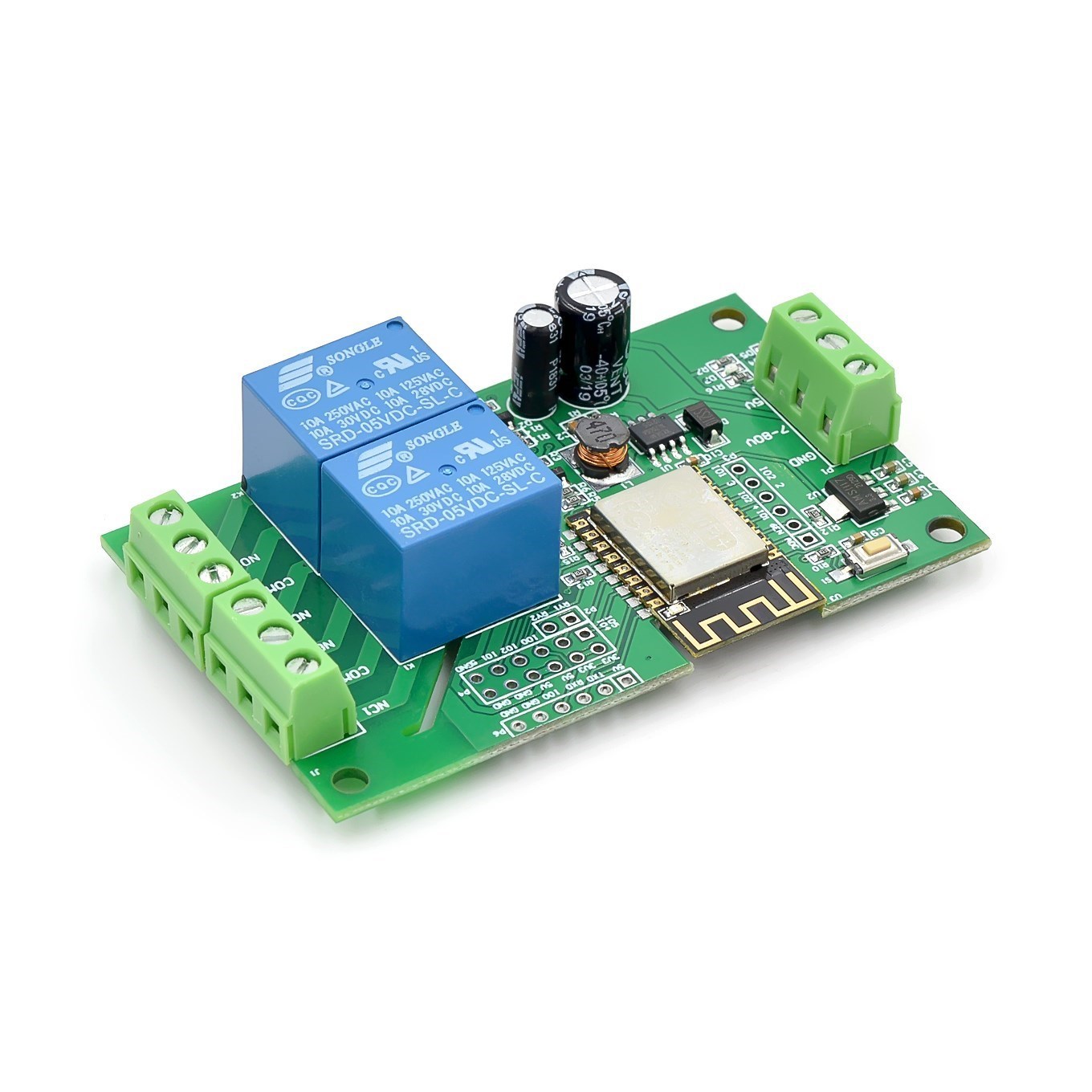 Esp8266 Relay Module - โมดูลควบคุมรีเลย์ไร้สาย ESP8266 ESP-12F สำหรับ IOT สมาร์ทโฮม