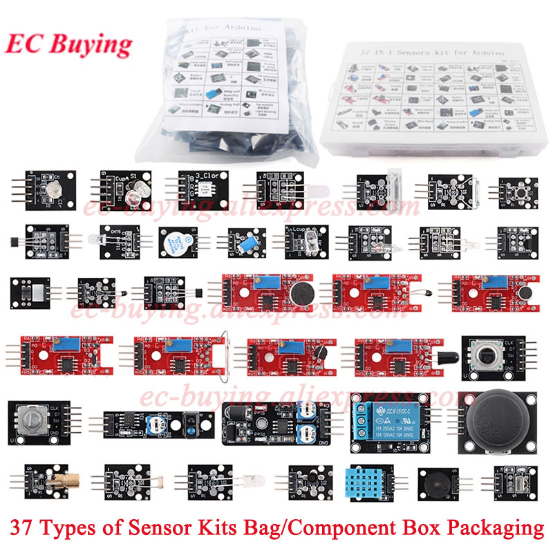 37 in 1 เซ็นเซอร์โมดูล 37 ชุด  - Esp32 Smart Home Kit บทวิจารณ์และราคา