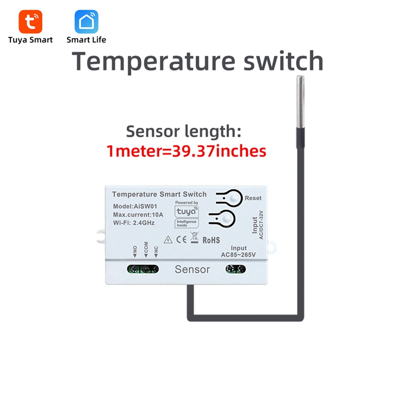 ทูย่า ไวไฟเซ็นเซอร์วัดอุณหภูมิ - Wifi Thermostat บทวิจารณ์และราคา