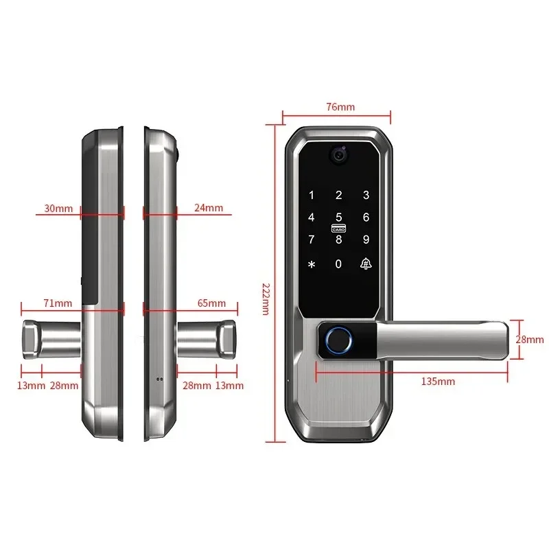 ล็อคประตูอัจฉริยะ Tuya WiFi พร - Smart Door Lock Wifi บทวิจารณ์และราคา