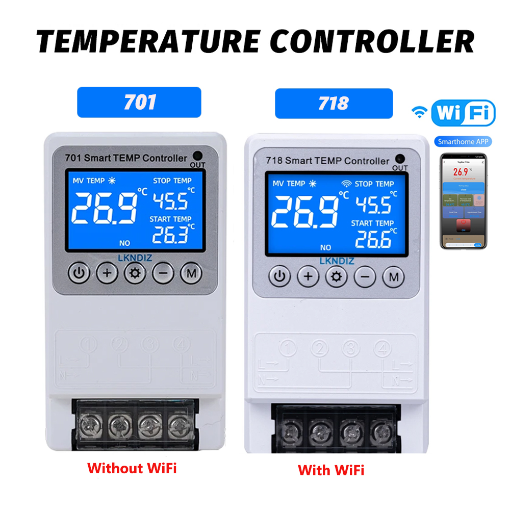 ตัวควบคุมอุณหภูมิอัจฉริยะผ่าน  - Wifi Thermostat บทวิจารณ์และราคา