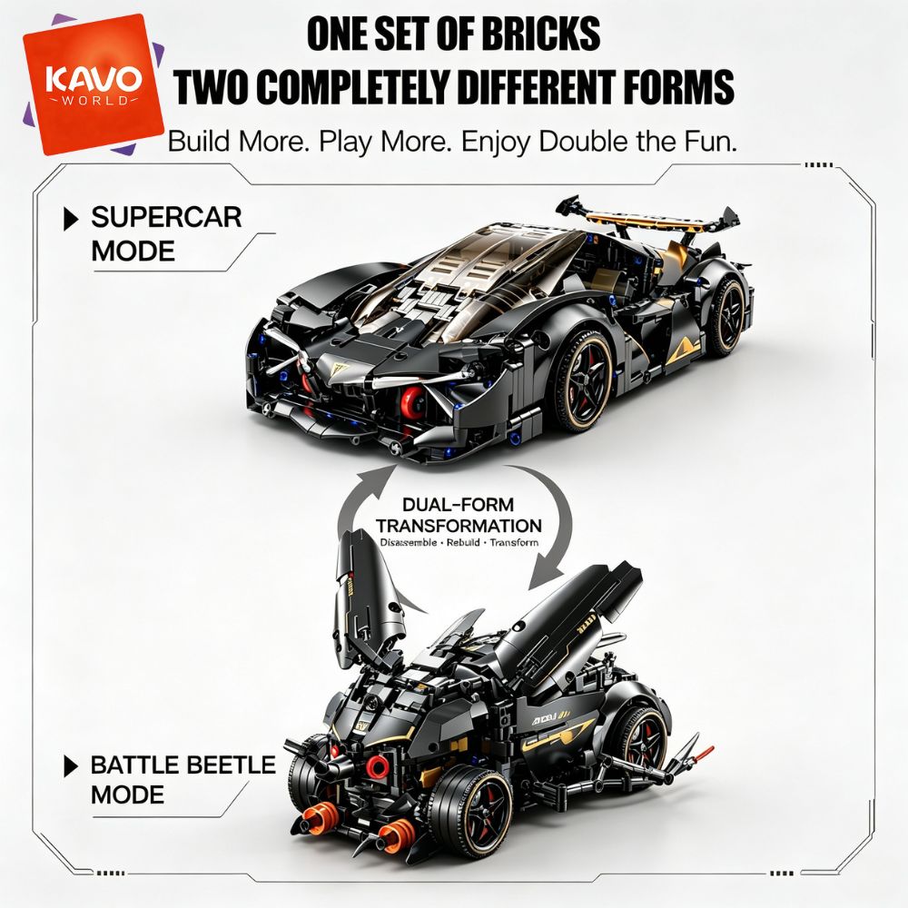 KAVOWORLD 1248 ชิ้น บล็อกตัวต่ - Stem Robotics Kit บทวิจารณ์และราคา