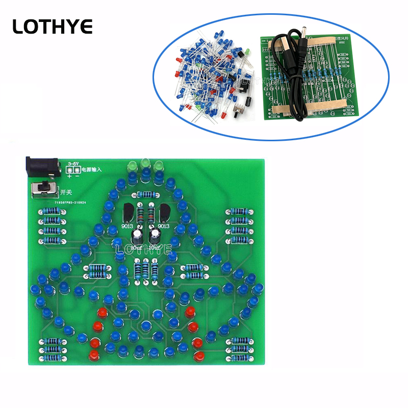 DC 3-5V LED Light Swing Wind C - Electronics Project Kit บทวิจารณ์และราคา