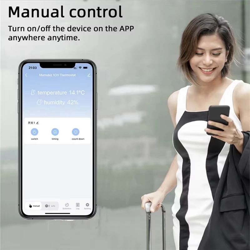 A01F-Tuya สวิตช์รีเลย์ Wi-Fi ส - Wifi Thermostat บทวิจารณ์และราคา
