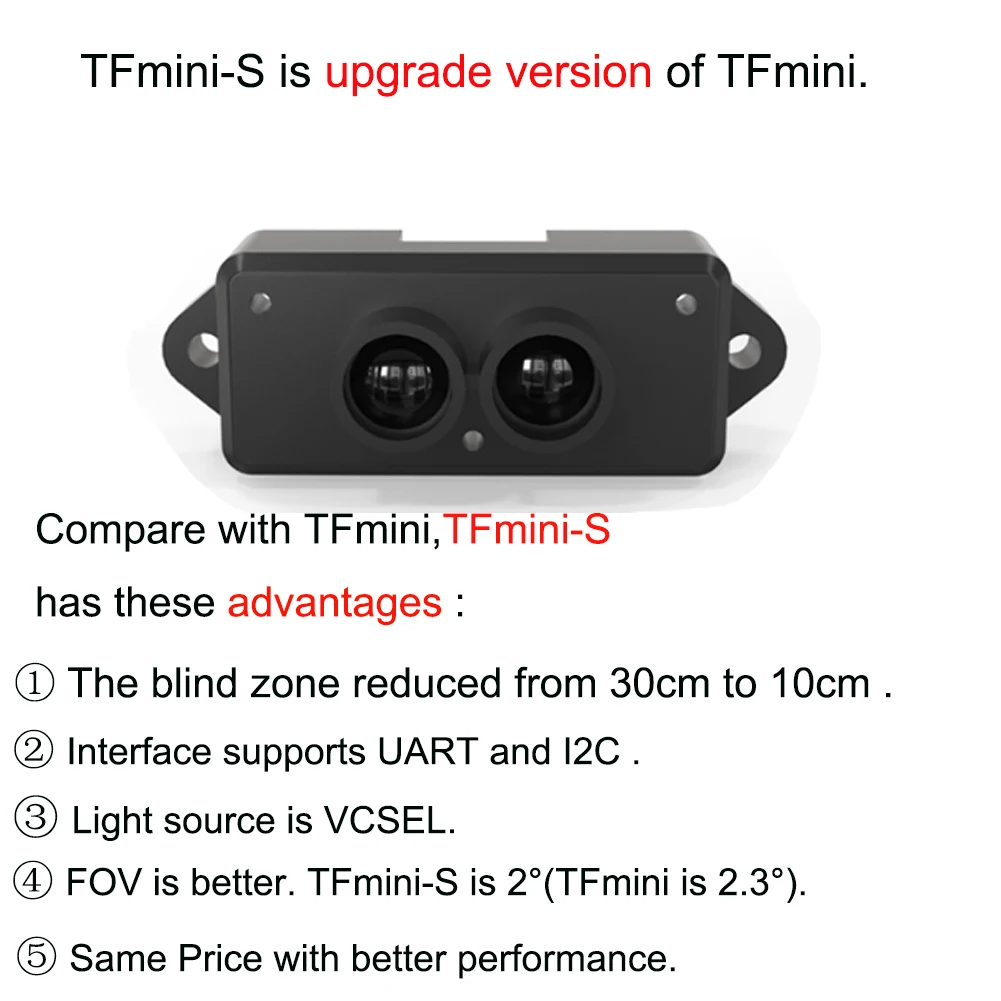เซ็นเซอร์ LiDAR Benewake TFmin - Sensor Kit Arduino บทวิจารณ์และราคา