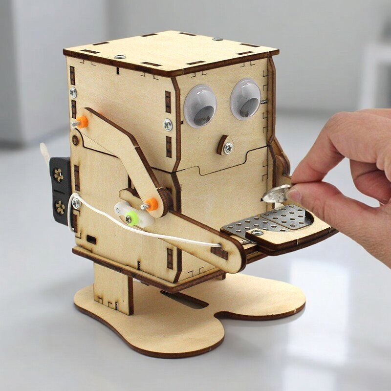 ชุดประกอบหุ่นยนต์กินเหรียญ DIY - Stem Robotics Kit บทวิจารณ์และราคา