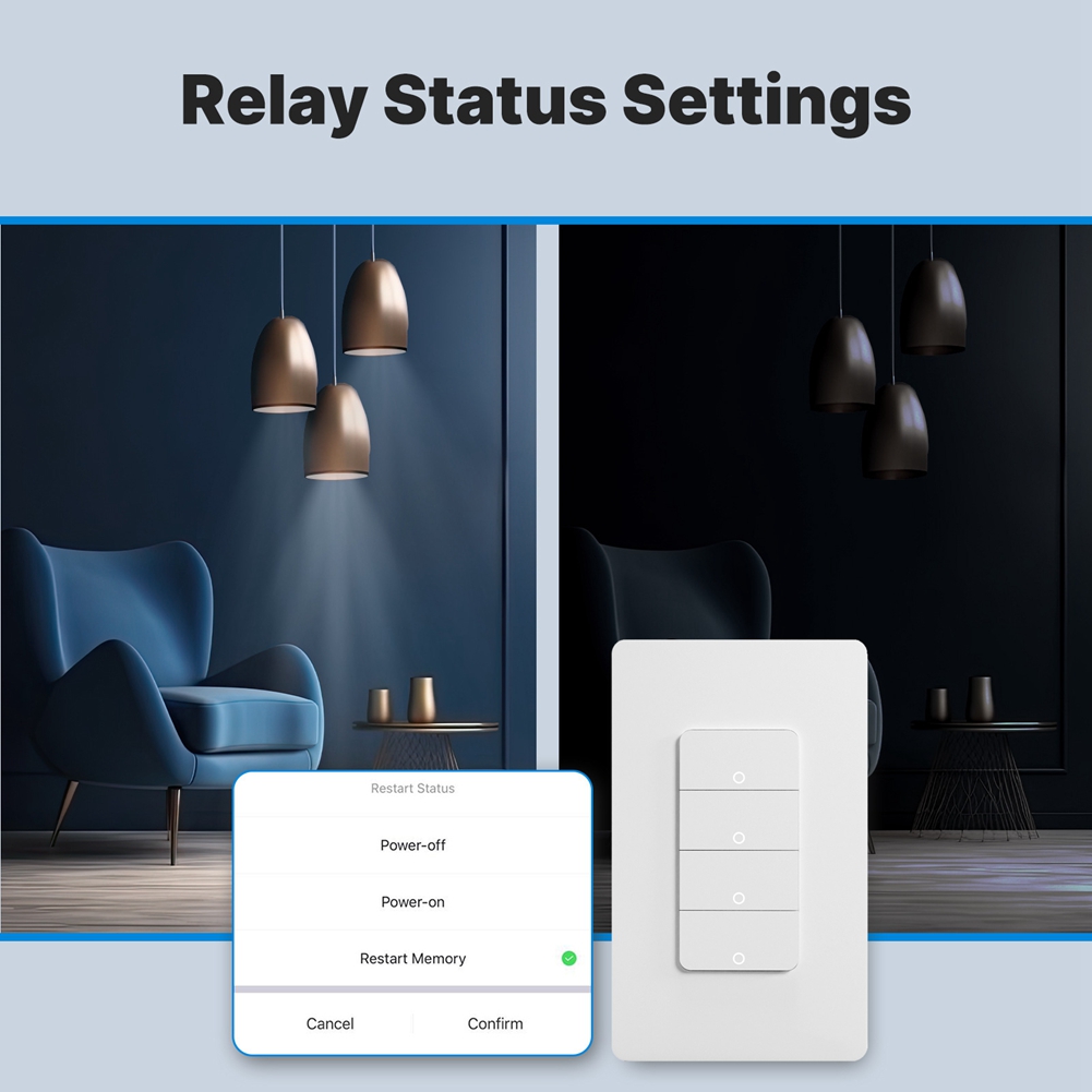 สวิตช์ไฟอัจฉริยะ THIVN-Matter  - Smart Light Switch Wifi บทวิจารณ์และราคา