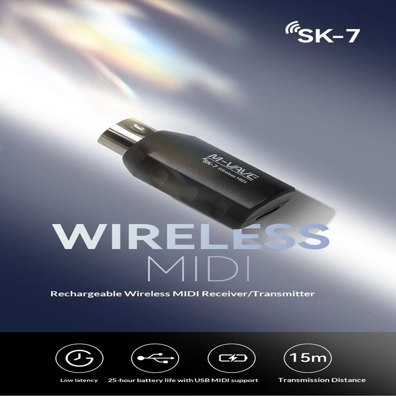 M Vave Sk7 อะแดปเตอร์มิดิไร้สา - Electronics Project Kit บทวิจารณ์และราคา