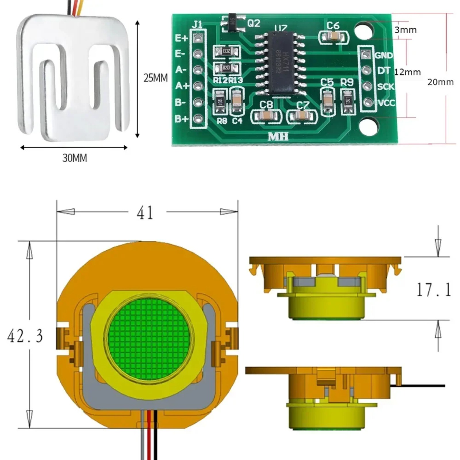 เซ็นเซอร์วัดน้ำหนัก DIYmall 50 - Sensor Kit Arduino บทวิจารณ์และราคา
