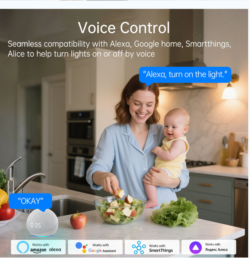 สวิตช์ไฟติดผนังแบบสัมผัส 1 2 3 - Smart Light Switch Wifi บทวิจารณ์และราคา