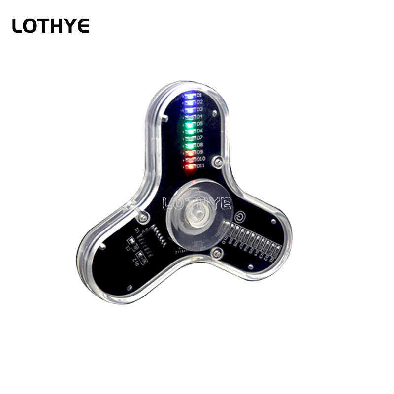 LED Fidget Spinner ผลิตลําโพงบ - Electronics Project Kit บทวิจารณ์และราคา