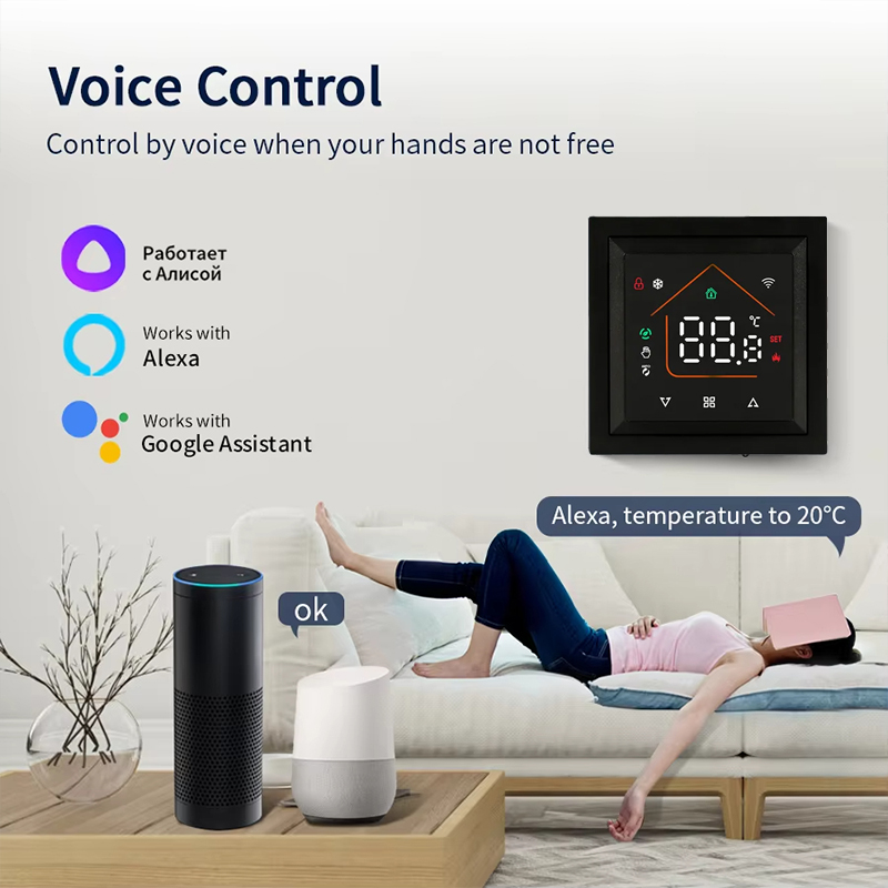 เทอร์โมสตัท WiFi อัจฉริยะ ใช้ง - Wifi Thermostat บทวิจารณ์และราคา