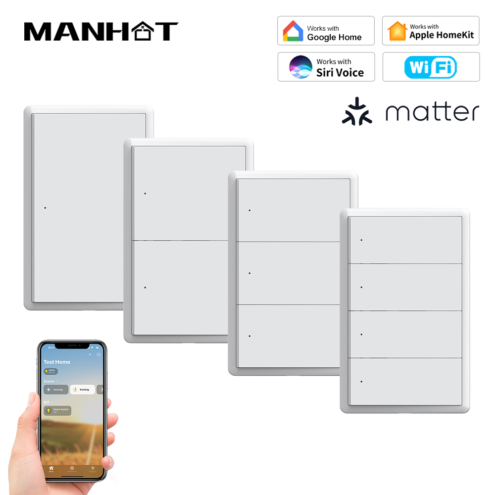 สวิตช์ไฟอัจฉริยะ MANHOT Homeki - Smart Light Switch Wifi บทวิจารณ์และราคา