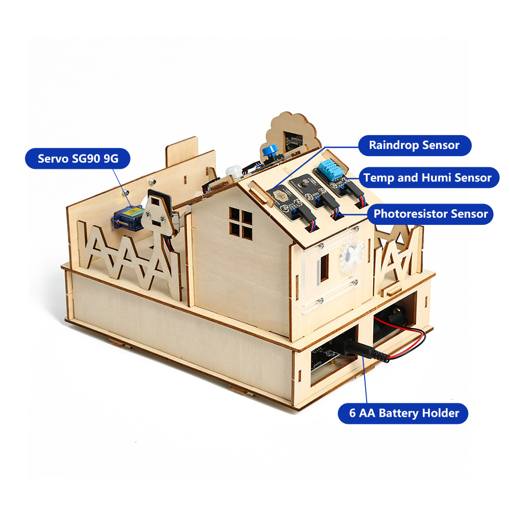 Acebott ชุดสมาร์ทโฮม DIY สำหรั - Esp32 Smart Home Kit บทวิจารณ์และราคา