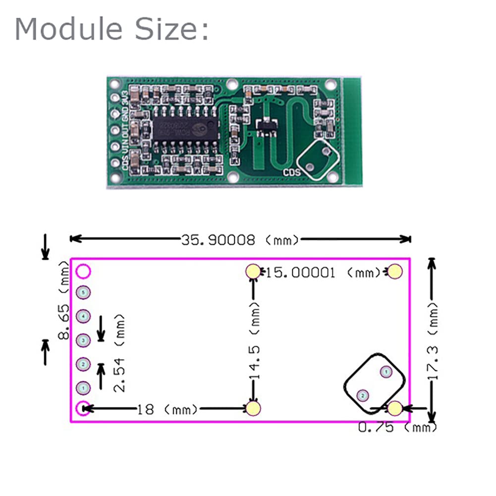 5PCS RCWL-0516 Motion Detectio - Esp8266 Relay Module บทวิจารณ์และราคา