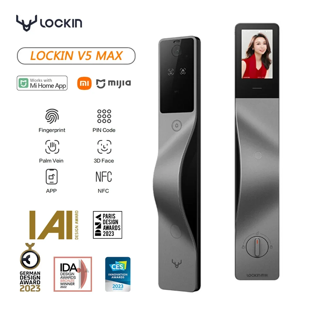 ล็อคอิน V5 Max ระบบจดจำใบหน้า  - Smart Door Lock Wifi บทวิจารณ์และราคา