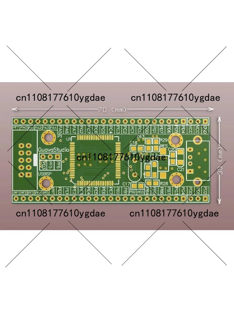 บอร์ดพัฒนา ATmega128 - บอร์ดไม - Microcontroller Kit บทวิจารณ์และราคา